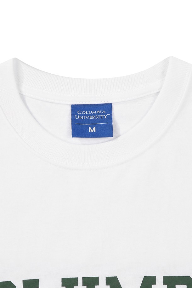 COLUMBIA UNIVERSITY - 반팔티셔츠 - YEAR LOGO T-SHIRTS KHAKI