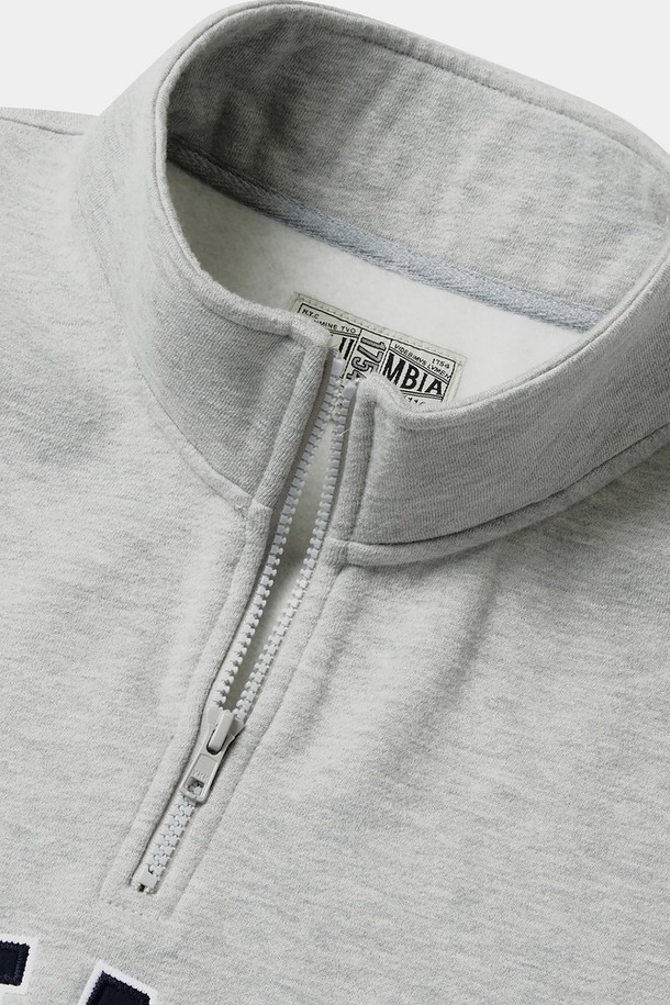 COLUMBIA UNIVERSITY - 스웨트셔츠 - CU BIG ARCH H/FLEECE H/ZIP SWEATSHIRTS M그레이