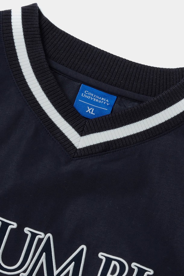 COLUMBIA UNIVERSITY - 스웨트셔츠 - CU SHIELD WOVEN PULLOVER 크라운네이비