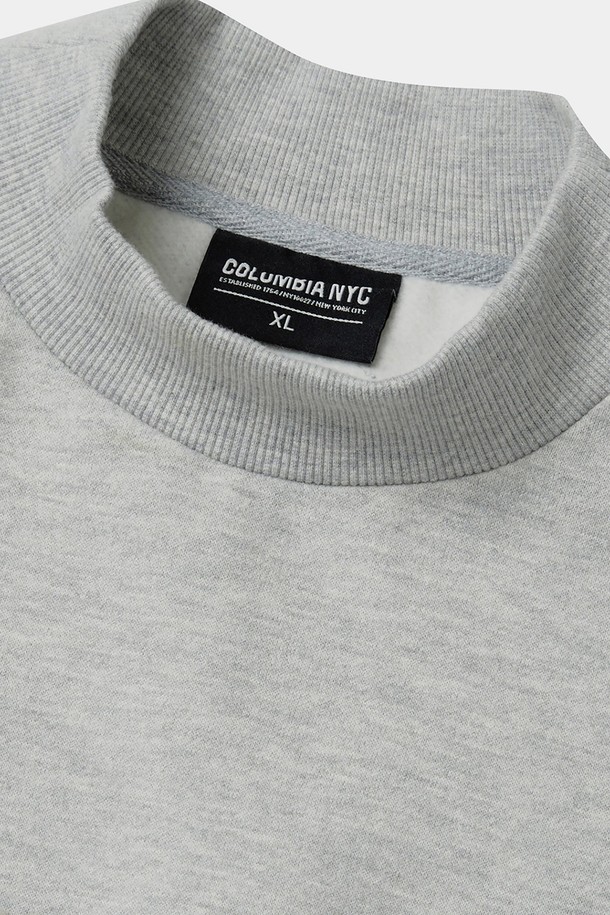 COLUMBIA UNIVERSITY - 스웨트셔츠 - B/S NY MOC NECK H/FLEECE SWEATSHIRTS M그레이