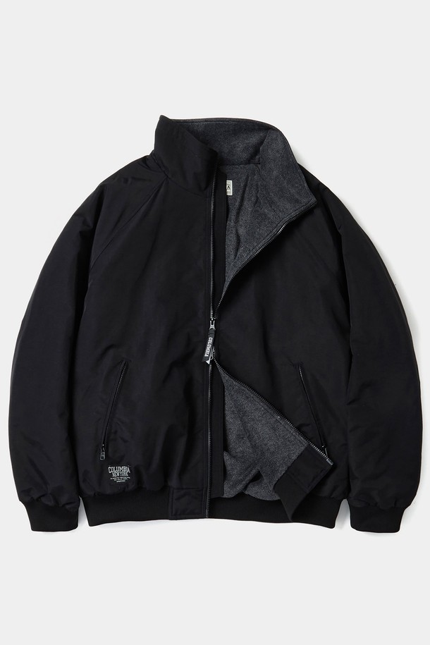 COLUMBIA UNIVERSITY - 다운/패딩 - ATHL. LABEL UTILITY FLEECE ZIP JUMPER 블랙