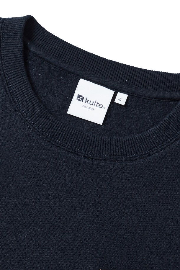 KULTE - 스웨트셔츠 - Fishing bear crewneck D.navy