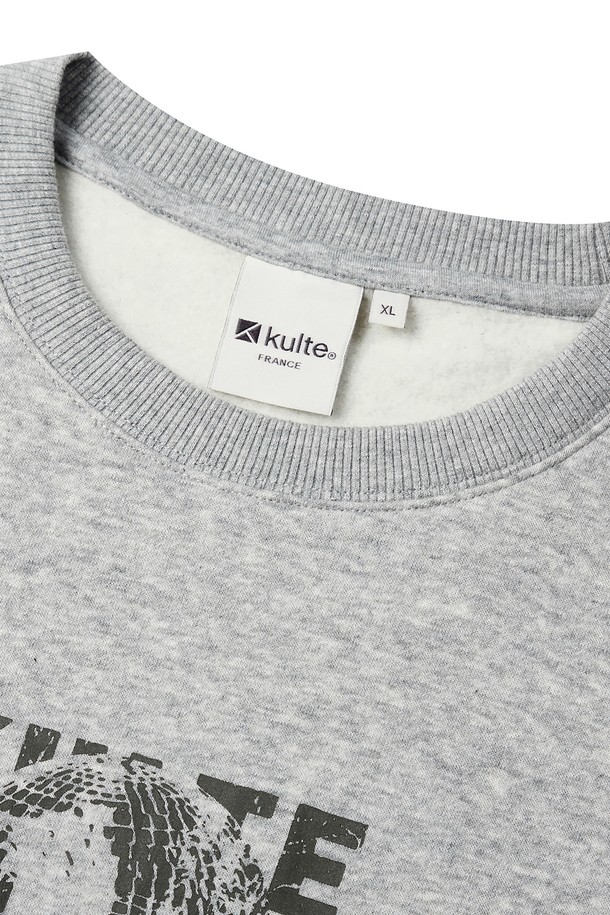 KULTE - 스웨트셔츠 - Music astronaut crewneck M.grey