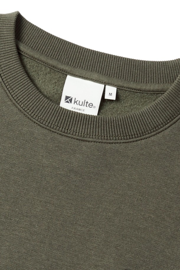 KULTE - 스웨트셔츠 - Sunglass girl crewneck Khaki