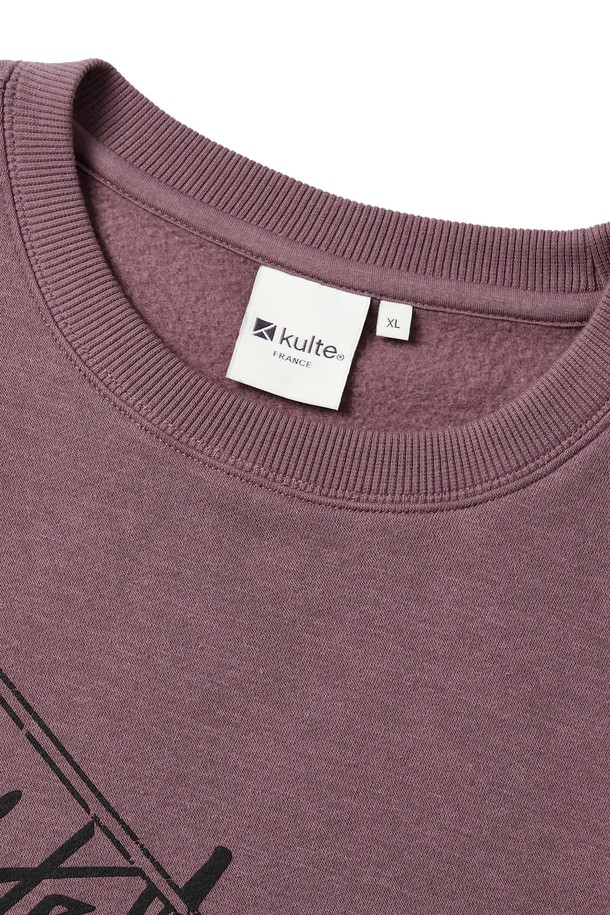 KULTE - 스웨트셔츠 - Retro radio crewneck D.pink