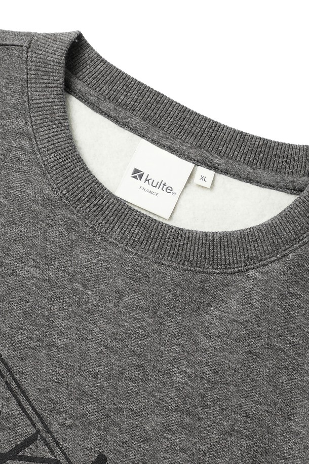 KULTE - 스웨트셔츠 - Retro radio crewneck C.M.grey