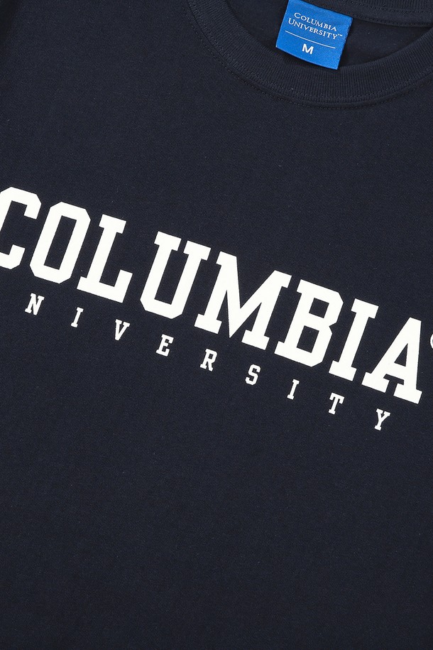 COLUMBIA UNIVERSITY - 반팔티셔츠 - YEAR LOGO T-SHIRTS NAVY