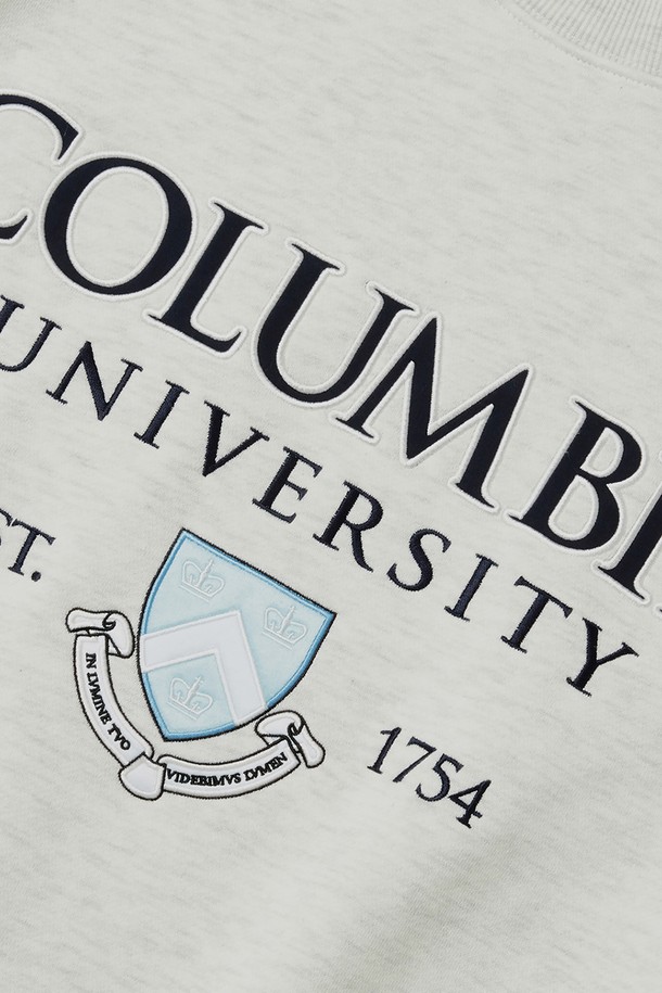 COLUMBIA UNIVERSITY - 스웻셔츠 - CU SHIELD WOMEN FLEECE SWEATSHIRTS 오트밀