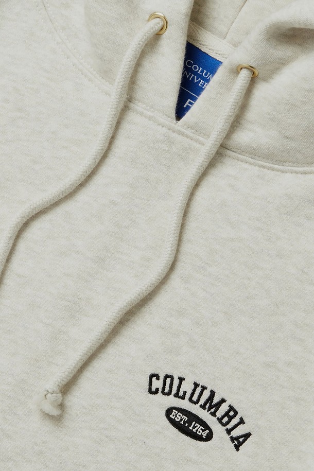 COLUMBIA UNIVERSITY - 후디 - SIG ARCH LOGO WOMEN FLEECE HOODIE 옐로우오트밀