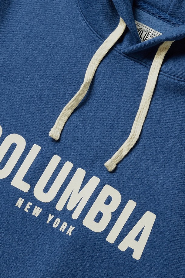 COLUMBIA UNIVERSITY - 후디 - CU LETTERING H/FLEECE HOODIE 프렌치블루