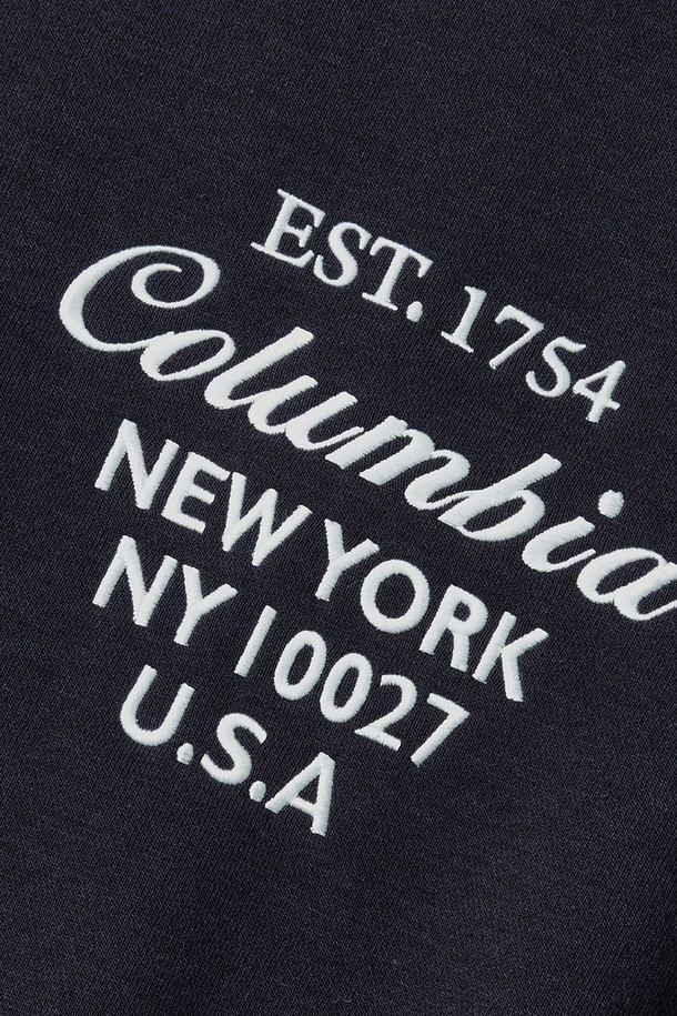 COLUMBIA UNIVERSITY - 스웻셔츠 - CU BIG SCRIPT WOMEN TERRY SWEATSHIRTS 크라운네이비