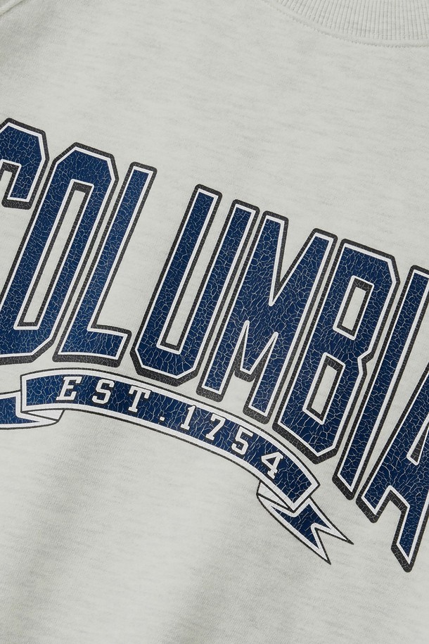 COLUMBIA UNIVERSITY - 스웻셔츠 - CU 80S VINTAGE WOMEN FLEECE SWEATSHIRTS 오트밀