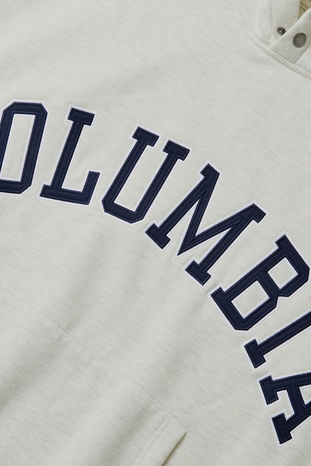 COLUMBIA UNIVERSITY - 후디 - CU BIG ARCH H/FLEECE HOODIE 오트밀