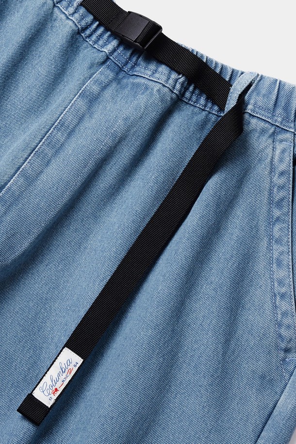 COLUMBIA UNIVERSITY - 데님 - SL-LABEL BELTED ALL-ROUND DENIM PANTS 라이트데님