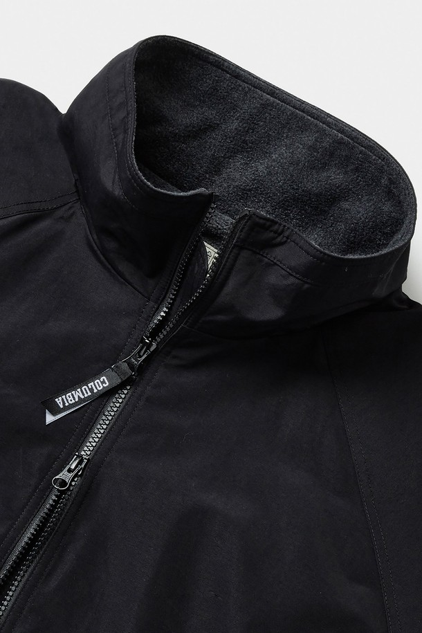 COLUMBIA UNIVERSITY - 다운/패딩 - ATHL. LABEL UTILITY FLEECE ZIP JUMPER 블랙