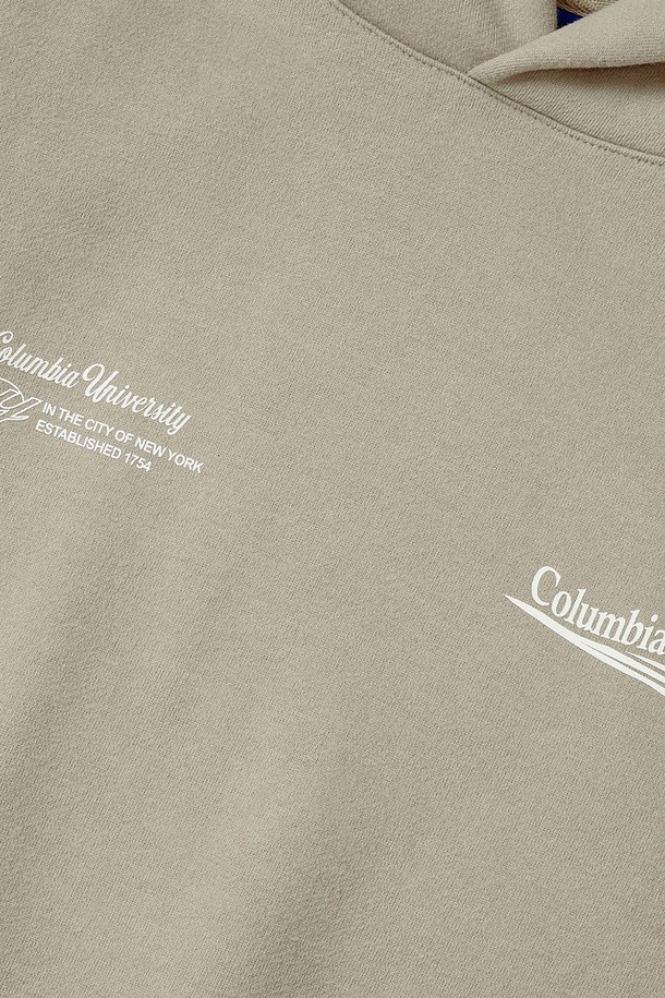 COLUMBIA UNIVERSITY - 후디 - CU BIG WAVE H/FLEECE HOODIE 내추럴베이지