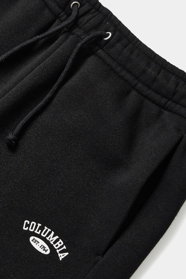 COLUMBIA UNIVERSITY - 트레이닝 팬츠/조거 - SIG ARCH LOGO WOMEN FLEECE SWEAT PANTS 블랙