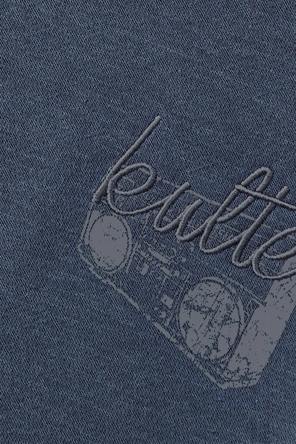 KULTE - 후디 - Retro radio hoody Blue