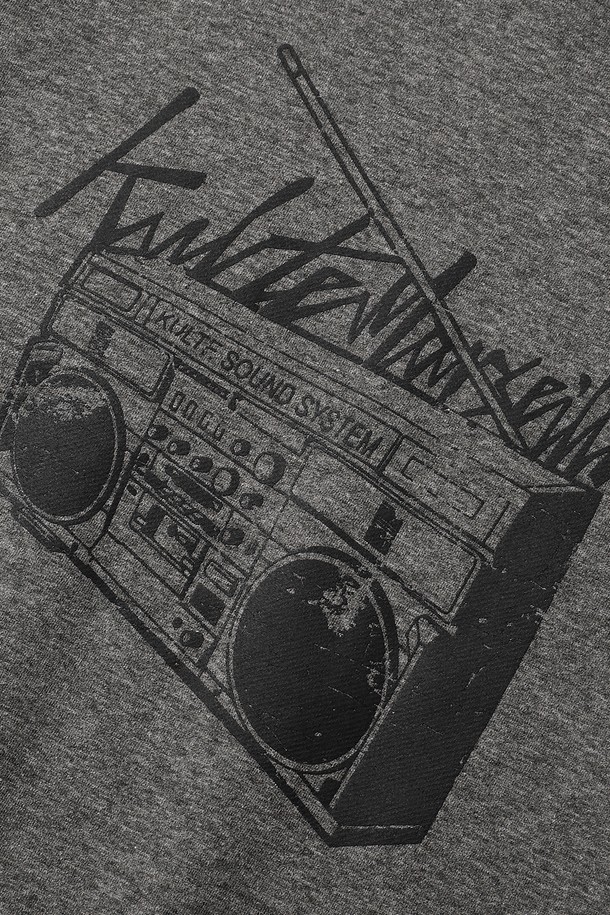 KULTE - 스웨트셔츠 - Retro radio crewneck C.M.grey