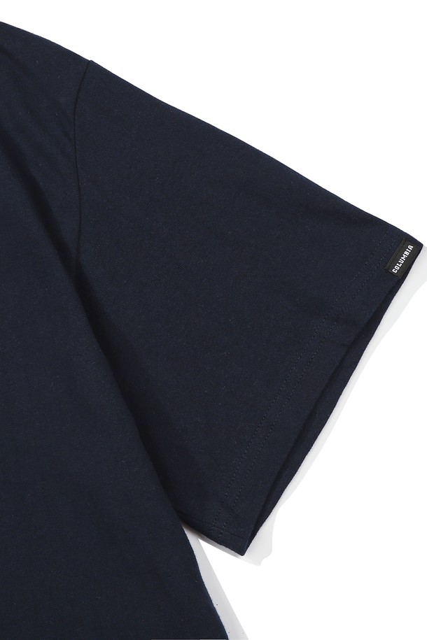 COLUMBIA UNIVERSITY - 반팔티셔츠 - YEAR LOGO T-SHIRTS NAVY