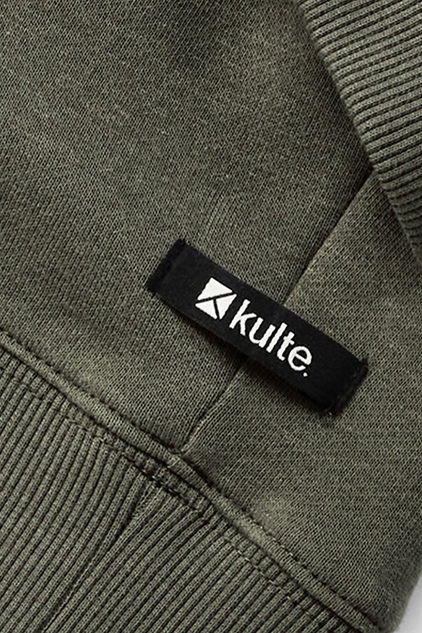 KULTE - 후디 - Home studio hoody Khaki