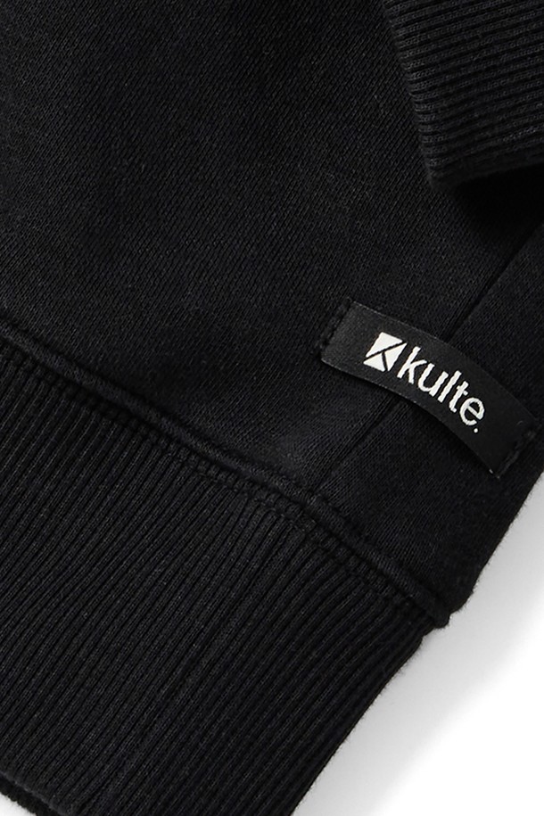 KULTE - 스웨트셔츠 - College chain crewneck Black