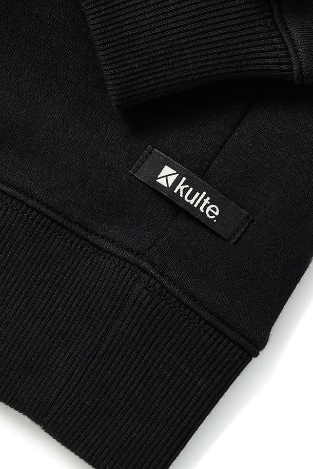 KULTE - 스웨트셔츠 - Swirl logo crewneck Black