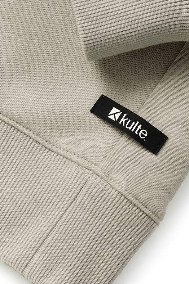 KULTE - 스웨트셔츠 - Swirl logo crewneck L.beige