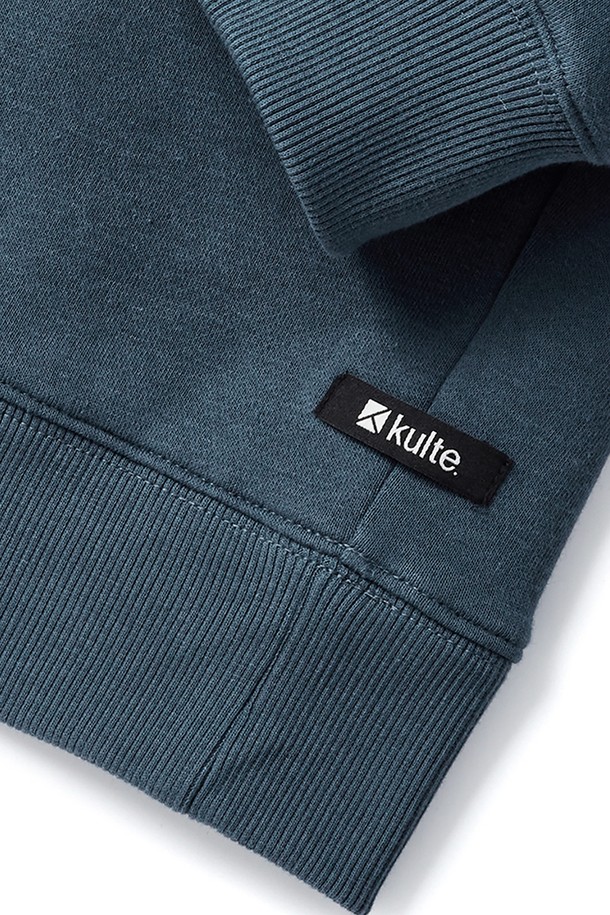 KULTE - 스웨트셔츠 - Small lettering crewneck Blue