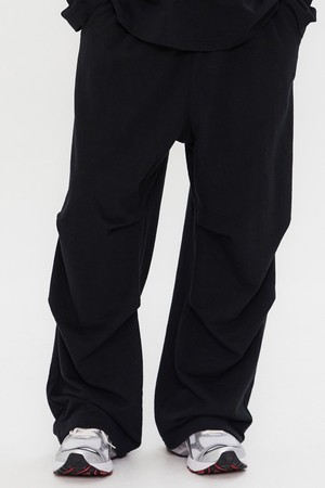 AURORA REFLECTIVE PARACHUTE PANTS BLACK