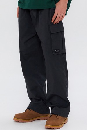 WIDE CARGO PANTS GREY