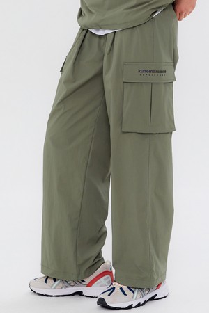 LIGHT WIDE CARGO PANTS KHAKI