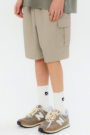 WIDE CARGO SHORT L.BEIGE