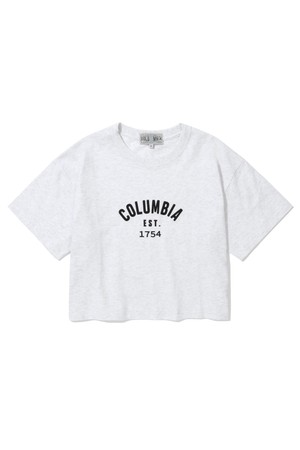 CU 1754 ARCH LOGO WOMEN CROP S/S T-SHIRTS L그레이