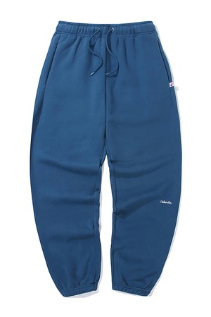 CU CLASSIC LOGO LOOSE-FIT FLEECE SWEATPANTS 로얄블루