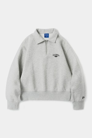 SIG ARCH LOGO WOMEN FLEECE H/ZIP SWEATSHIRTS M그레이