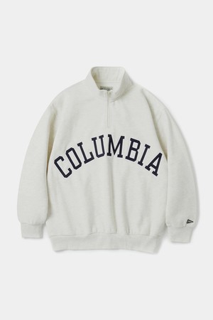 CU BIG ARCH H/FLEECE H/ZIP SWEATSHIRTS 오트밀