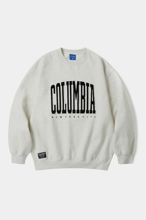 BIG BOUCLE H/FLEECE SWEATSHIRTS 오트밀