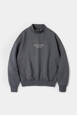 B/S NY MOC NECK H/FLEECE SWEATSHIRTS 차콜