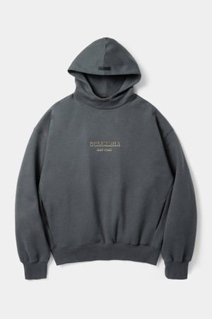 B/S NY MOC NECK H/FLEECE HOODIE 차콜