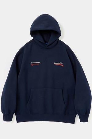 CU BIG WAVE H/FLEECE HOODIE 다크네이비