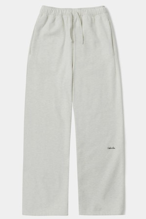 TINY SCRIPT H/FLEECE LOOSE SWEATPANTS 오트밀