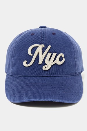 NYC TWILL WASHING BALL CAP 크라운네이비