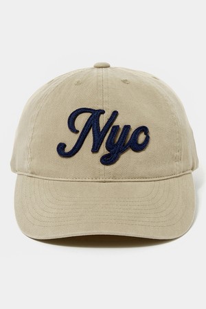 NYC TWILL WASHING BALL CAP 베이지