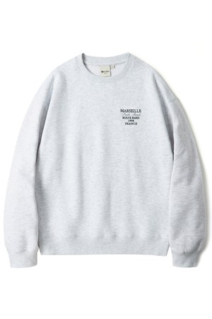 Small lettering crewneck L.melange