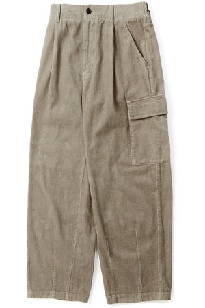 Corduroy cargo pants L.beige