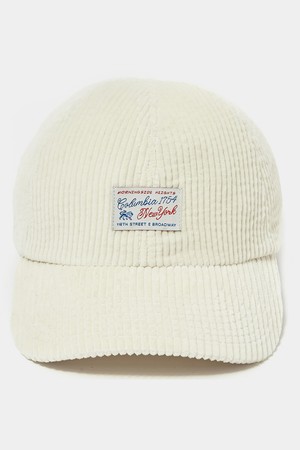 SL-LABEL CORDUROY BALL CAP 크림