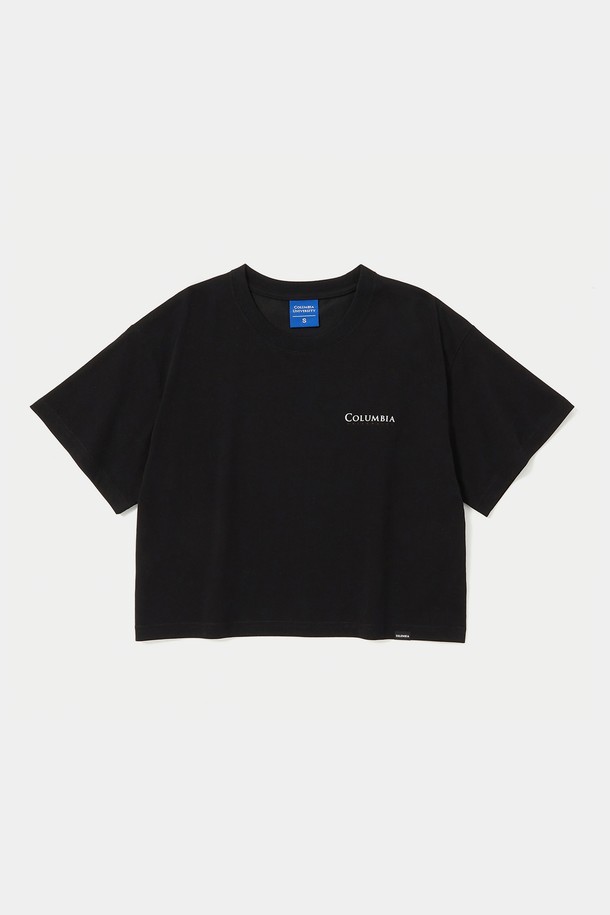 COLUMBIA UNIVERSITY - 반소매 티셔츠 - CU SIG LOGO WOMEN S/S T-SHIRTS 블랙