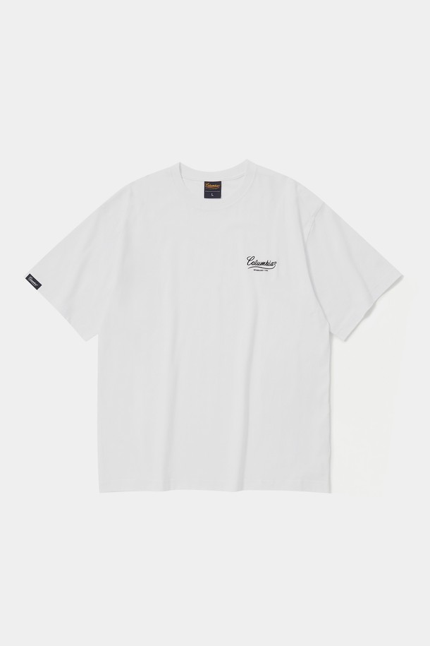 COLUMBIA UNIVERSITY - 반팔티셔츠 - NY STREET TAIL LOGO S/S T-SHIRTS 화이트