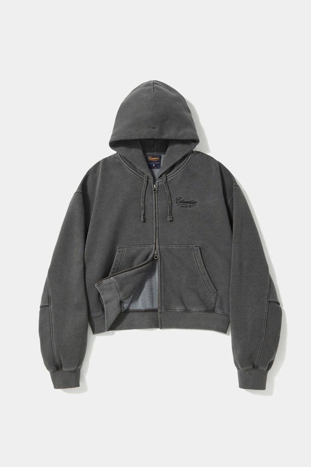 COLUMBIA UNIVERSITY - 후디 - NY STREET DYEING FLEECE WOMENS HOODIE_CHARCOAL